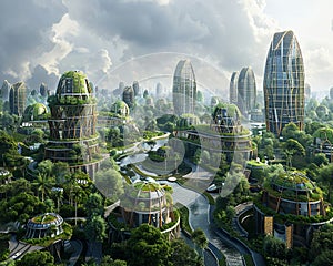 Conceptual smart city designs for regeneration with an emphasis on sustainability photo