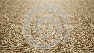 Conceptual solid beige background of stone texture floor as a vintage pattern layout.