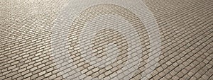 Conceptual solid gray background of rough pavement texture floor as a modern pattern layout.