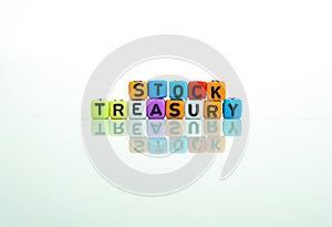 Conceptual of treasury stock in financial statements.