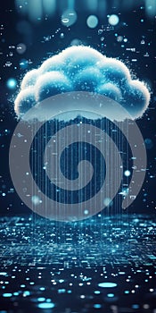 Conceptual Visualization of Cloud Computing in Internet of Things