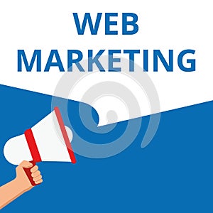 Conceptual writing showing Web Marketing