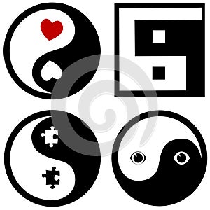 Conceptual YinYang Symbols