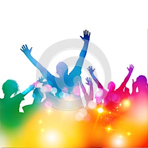 Concert Audience Vector photo