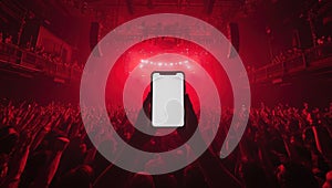 Concert Crowd, Smartphone