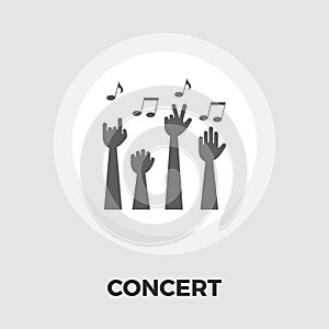 Concert flat icon