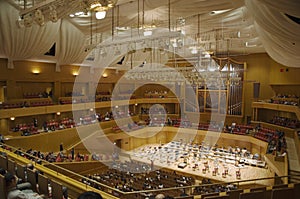 Concert hall interior, Nagoya, Japan