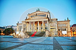 Concert hall (Konzerthaus) at Gendarmenmarkt square in Berlin photo