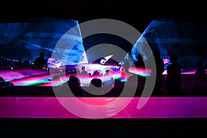 Concert Light Show - laser lights during concert