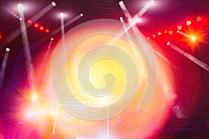 Concert stage lighting and lighting effects