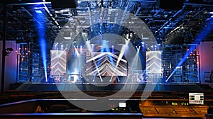 Concert Stage With Lights