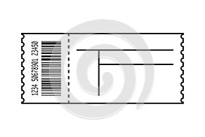 Concert Ticket Template Vector