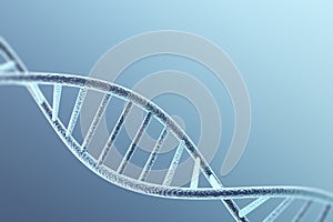 Concetp digital illustration DNA structure. 3d rendering