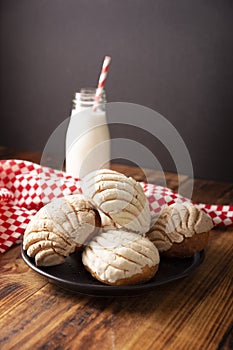 Conchas con Leche Mexican Sweet Bread photo