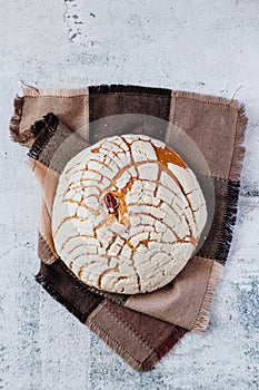 Conchas Mexican sweet bread traditional bakery and breakfast from Mexico