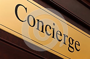 Concierge sign