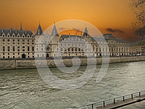 The Conciergerie is a former courthouse and prison originally part of the former royal palace