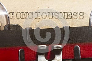 Conciousness