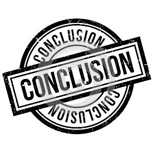 Conclusion rubber stamp