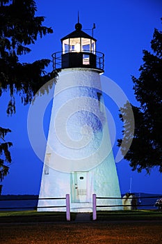 Concord Point Lighthouse At Sunset