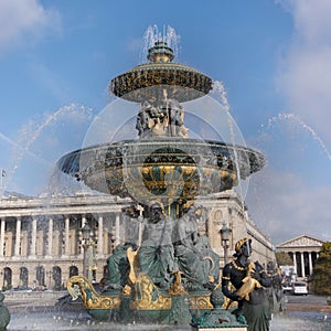 Concorde place, fountain photo