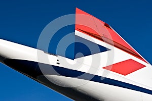 Concorde tail fin photo