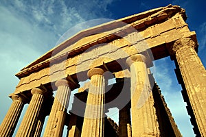 Concordia ancient greek temple. Sicily