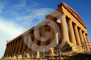 Concordia greek temple, Agrigento - Italy photo