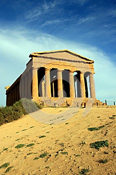 Concordia greek temple in Sicily - Italy