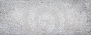 Concrete background. Grey stone banner photo