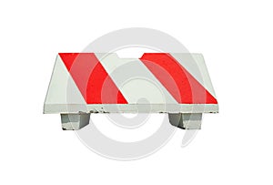 Concrete barrier isolated