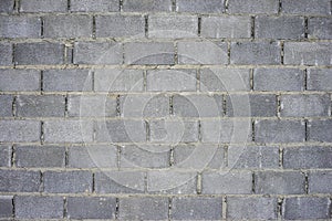 Concrete block wall background building. photo