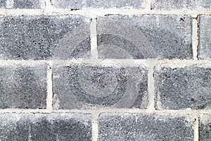 Concrete block wall background texture.
