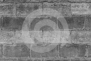 Concrete block wall texture background  and copy space