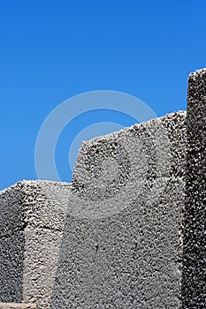 Concrete blocks photo