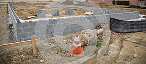 Concrete Blocks for a Commercial building