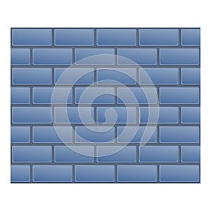 Concrete brick paving icon, cartoon style