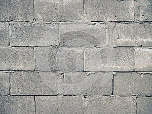 Concrete brick wall surface