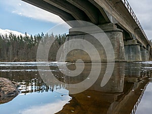 Concrete bridge, built in 1909