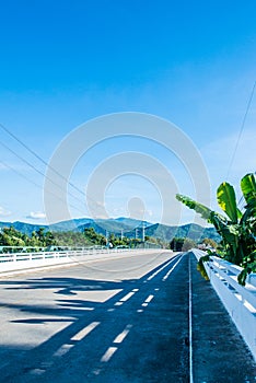 Concrete bridge cross Pai river