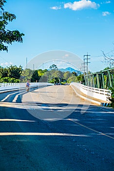 Concrete bridge cross Pai river