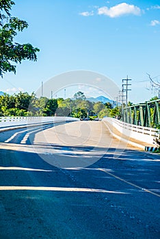 Concrete bridge cross Pai river