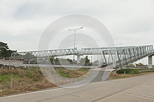 Concrete bridge on high way road