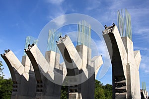 Concrete Bridge Supports