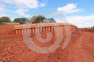 Concrete bridge supports