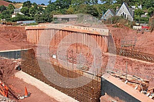 Concrete bridge supports