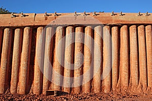 Concrete bridge supports