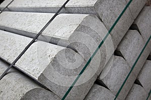 Concrete building blocks photo