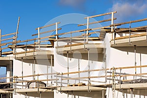 Concrete building under construction