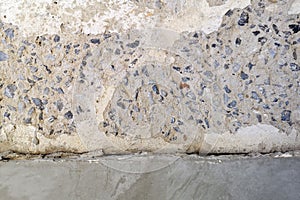 Concrete cement cracked wall texture